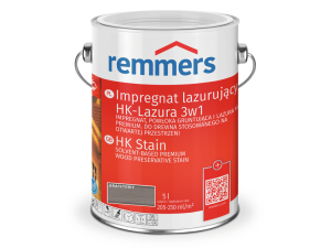 Impregnat lazurujący Remmers HK-Lazura 3w1 grafitowy 5L 