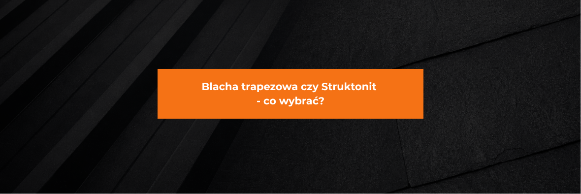 Blacha trapezowa czy Struktonit - co wybrać?